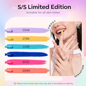 modelones nail wheel swatches demonstrating true-to-bottle color payoff benefit