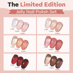 modelones swatch sticks showing six sheer shades for shade selection