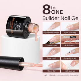 modelones close-up gel texture demonstrating smooth self-leveling formula