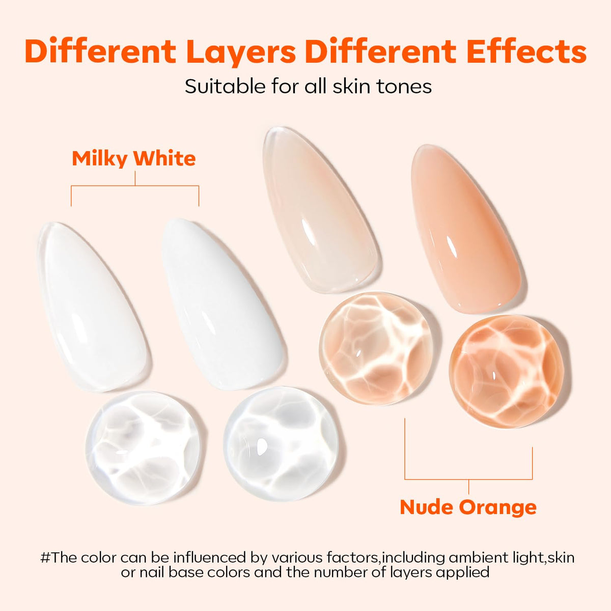 modelones texture closeup showing glossy hardening formula
