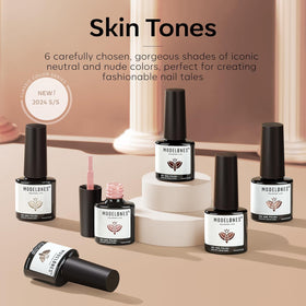 modelones glossy gel texture close-up showing bubble-free shine and smooth finish