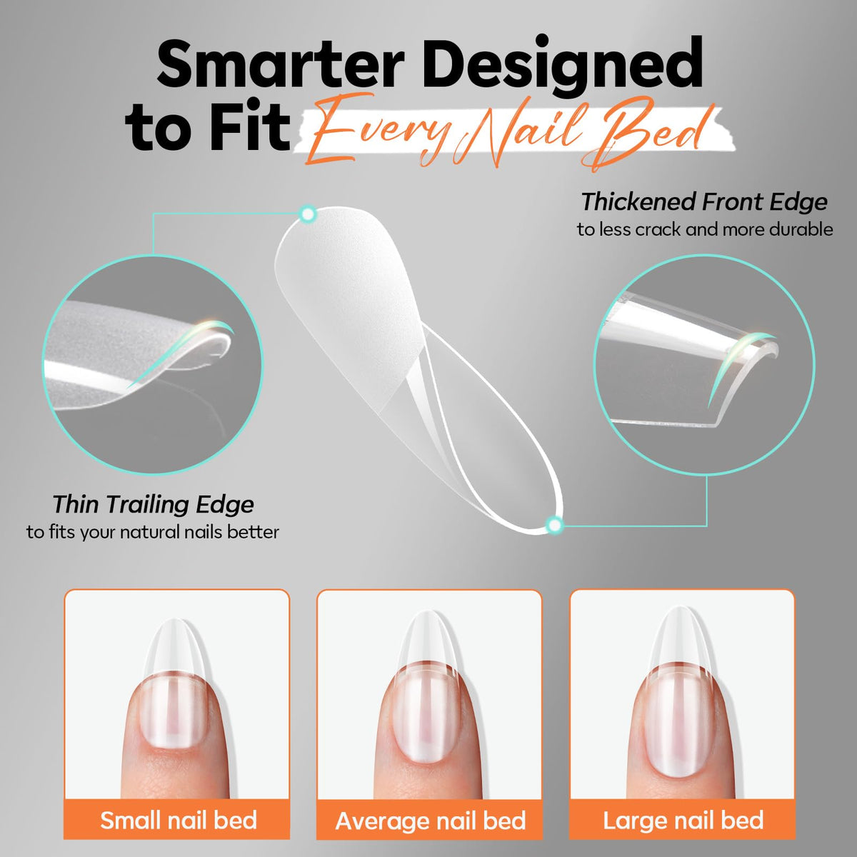 modelones tips in hand showing scale and comfortable fit