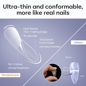 modelones tips in use with glue demonstrating quick application