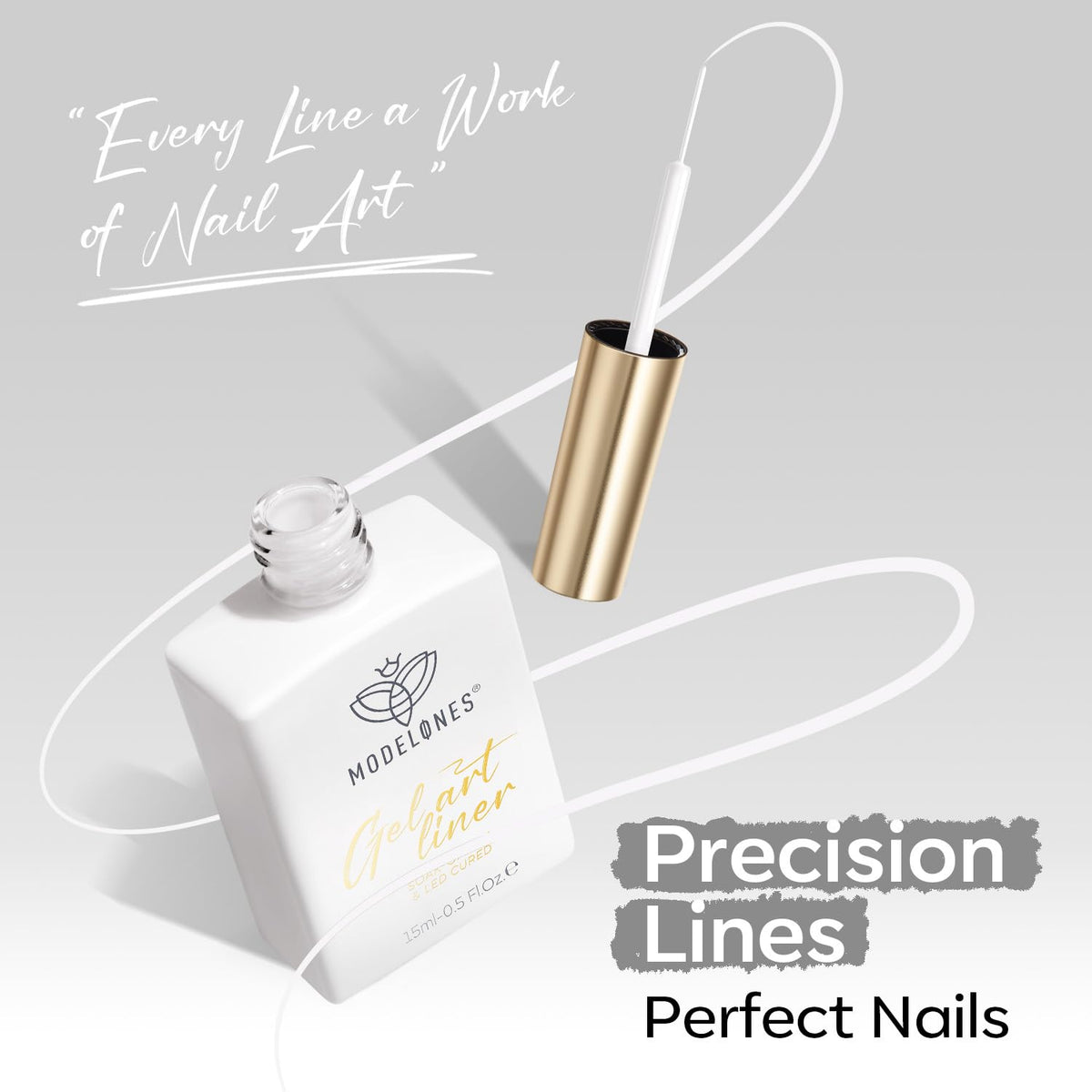modelones toe manicure in progress showing control on smaller nails