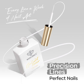 modelones toe manicure in progress showing control on smaller nails