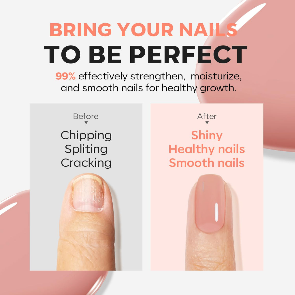 modelones toenail application shot showing even coverage and natural tint benefit