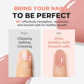 modelones toenail application shot showing even coverage and natural tint benefit