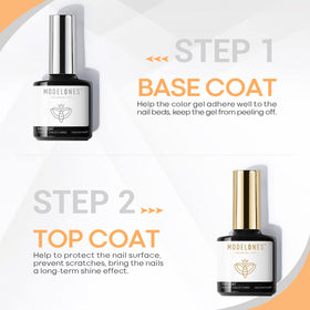 modelones top coat sealing cured nail with high gloss protective benefit