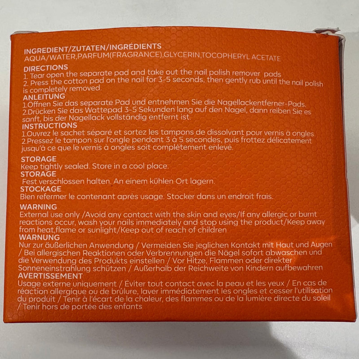 modelones travel pouch styled with packets for on-the-go manicure touch-ups