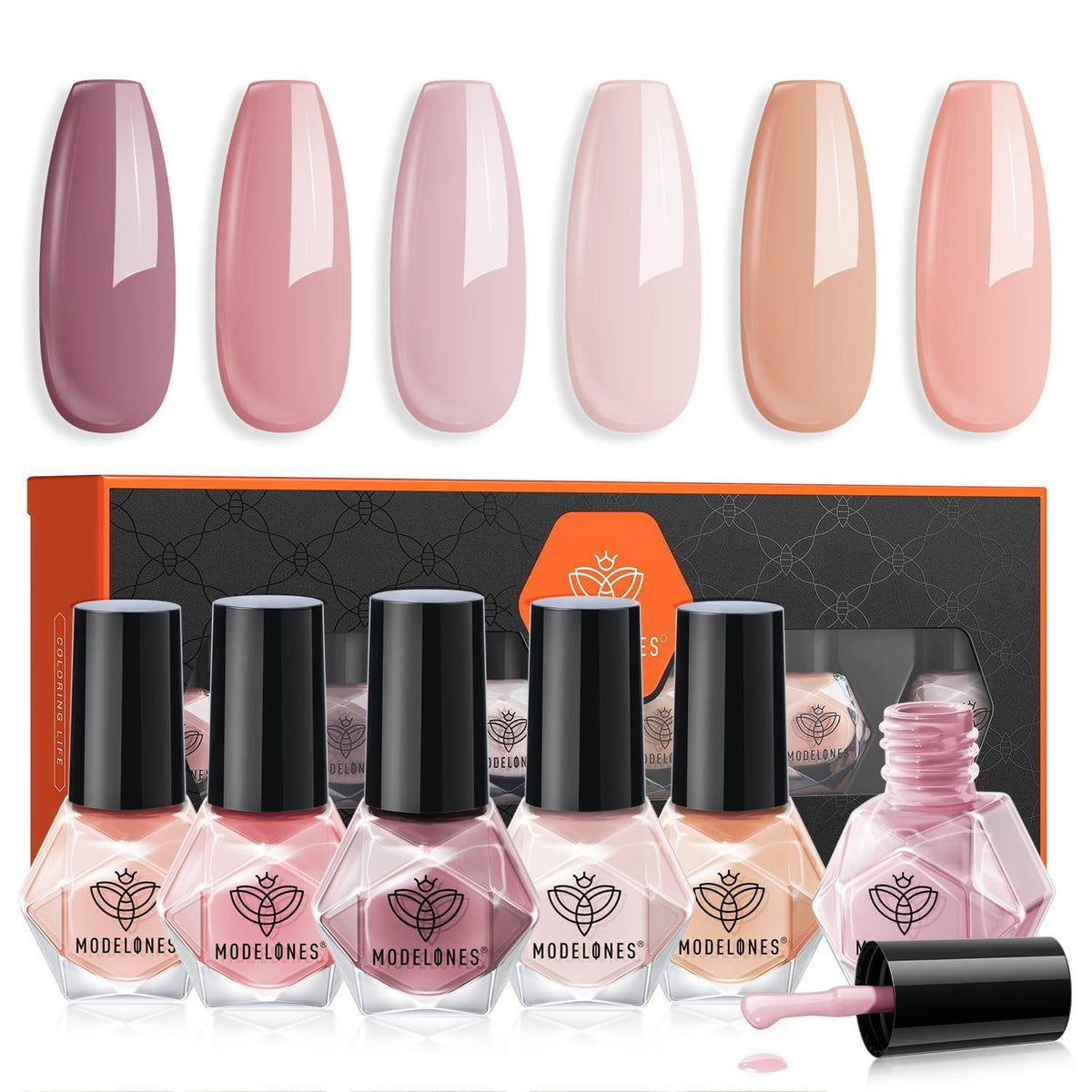 modelones travel ready pouch styling with bottles packed for portability benefit