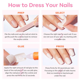 modelones press-on nails worn on hands in lifestyle shot showing polished event-ready look