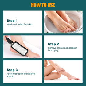 MODENGKONGJIAN rasp used on wet foot after soak for faster smoothing
