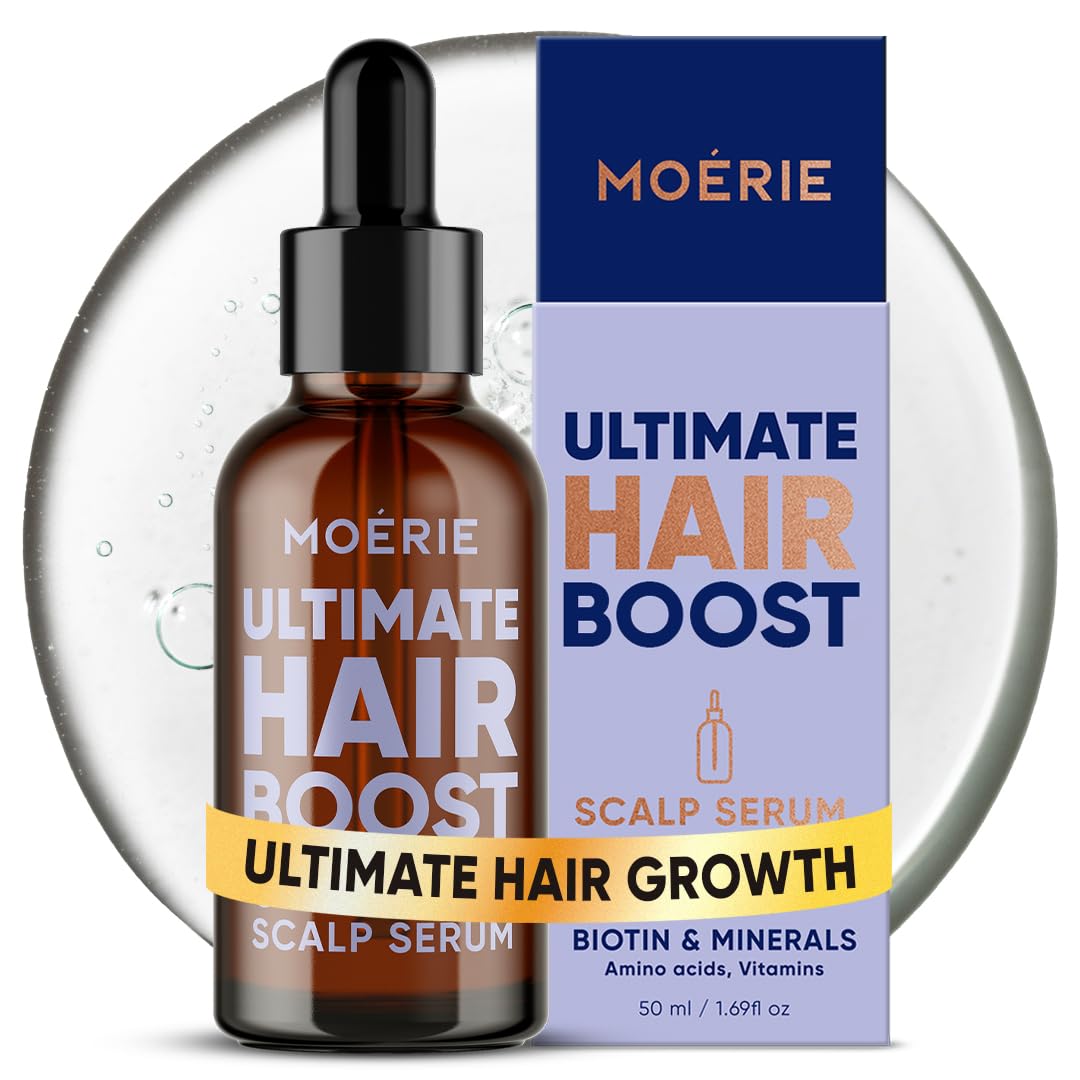 Moerie front packaging showing 50ml bottle and benefits