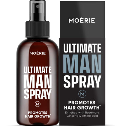 Moerie front packaging showing bottle and branding for clear product identification and trust