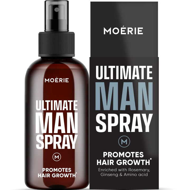 Moerie front packaging showing bottle and branding for clear product identification and trust