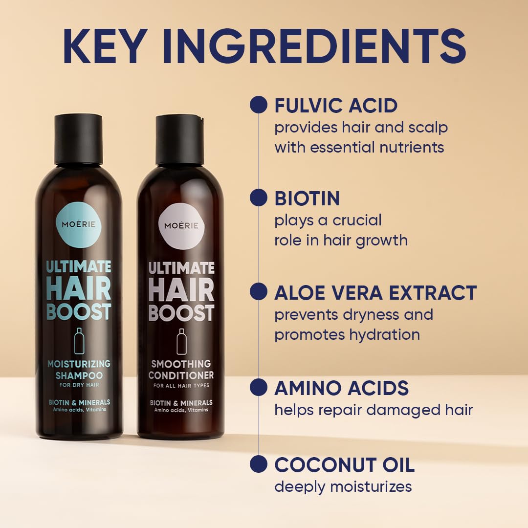 Moerie label ingredient highlights showing natural actives and transparency