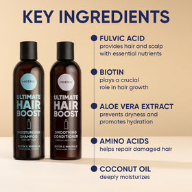 Moerie label ingredient highlights showing natural actives and transparency