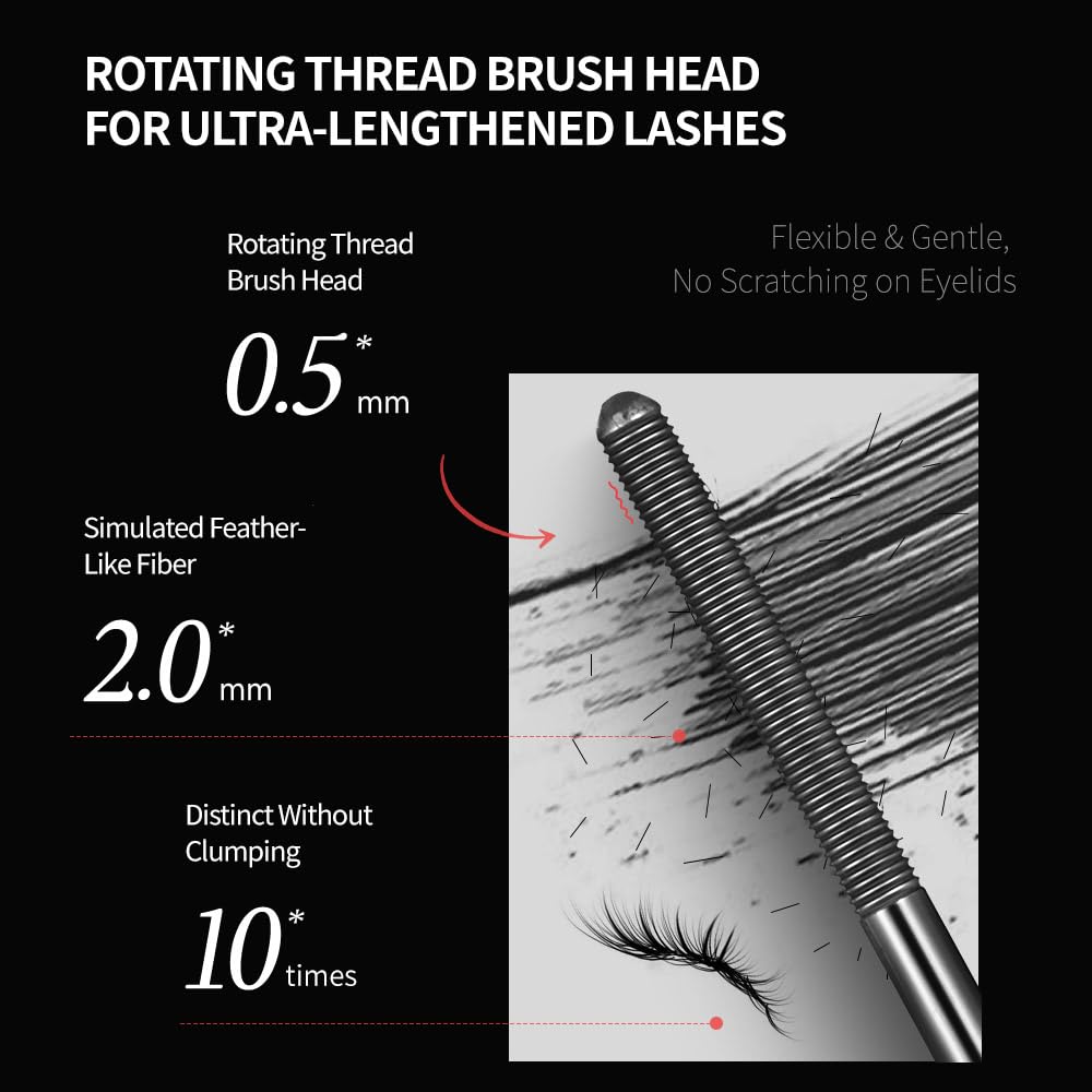 MOGSLRPE feather-like fibers texture detail adding natural length