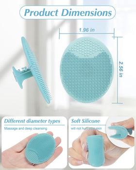 MoHern close-up of silicone nubs highlighting gentle exfoliation benefit