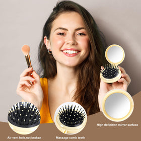 MoHern bristle close-up showing rounded tips for gentle detangling