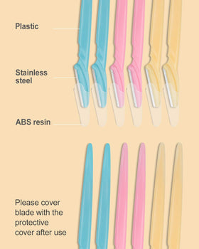 MoHern razor with protective cap demonstrating safe blade storage between uses