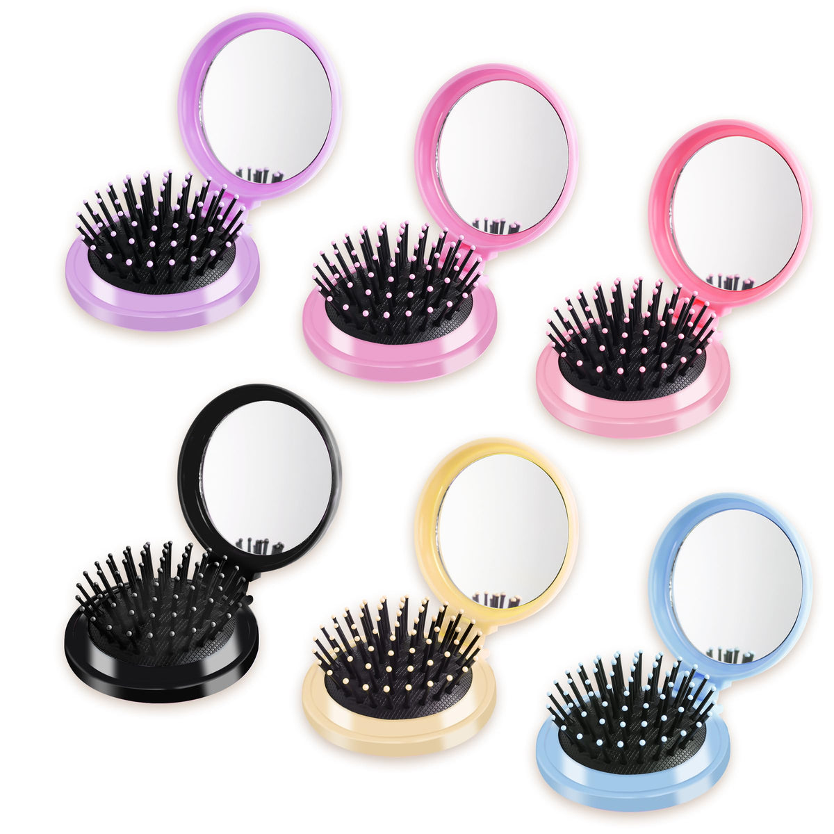 MoHern folded brush front view showing compact protection and portability