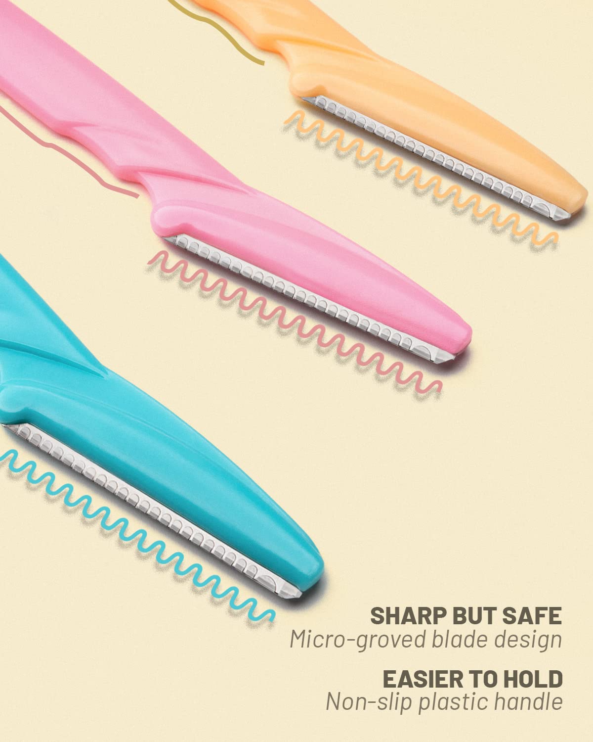 MoHern handle texture detail showing non-slip grip for steady control