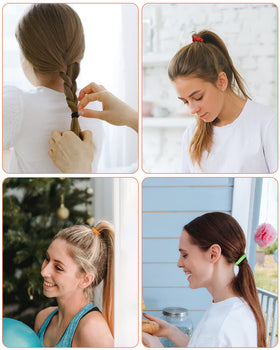 MoHern lifestyle hairdo featuring a neat bun and comfortable wear