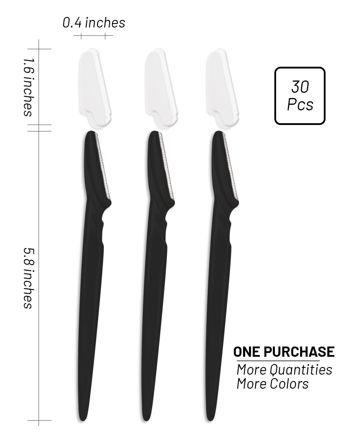 MoHern protective cap detail covering blade for safe storage and travel benefit