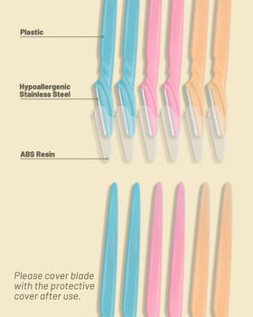 MoHern razor in hand demonstrating compact 5.8x0.4 inch size for accuracy