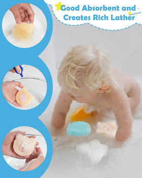 MoHern saturated sponge texture demonstrating extra soft marshmallow-like feel