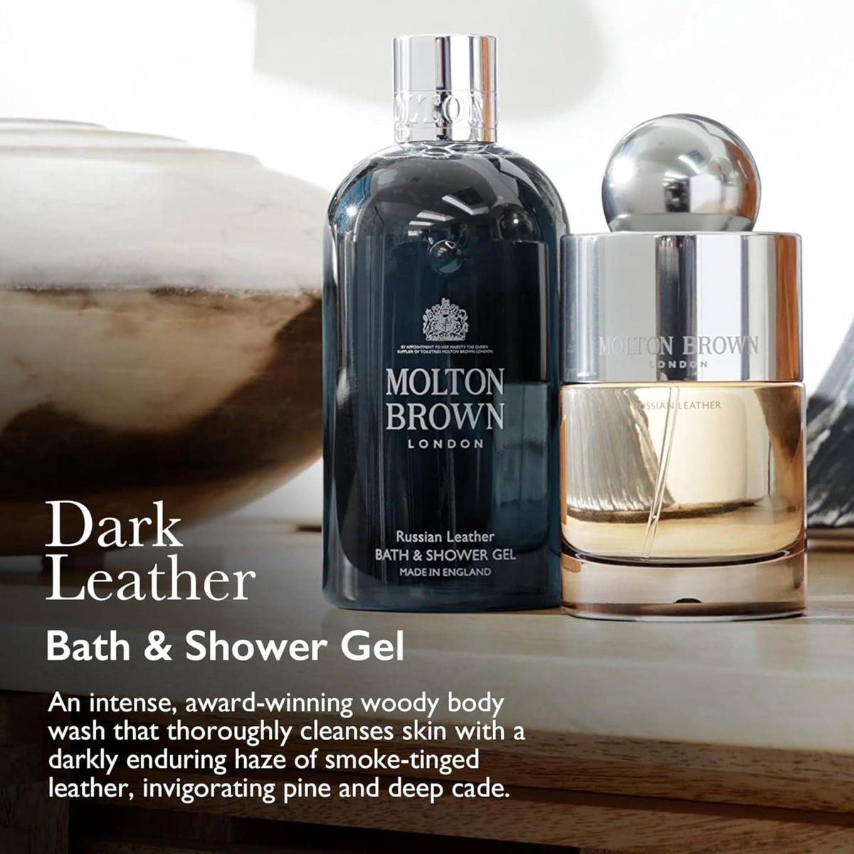 Molton Brown back label close-up showing ingredient and vegan benefits