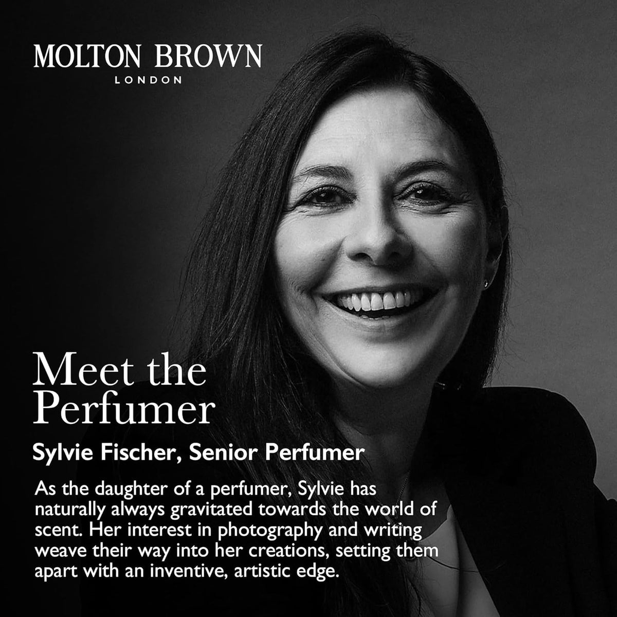 Molton Brown lather on hands in use demonstrating creamy foam and gentle cleansing