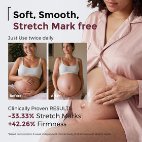 Momcozy cream texture on spoon, demonstrates fast-absorbing, non-greasy feel