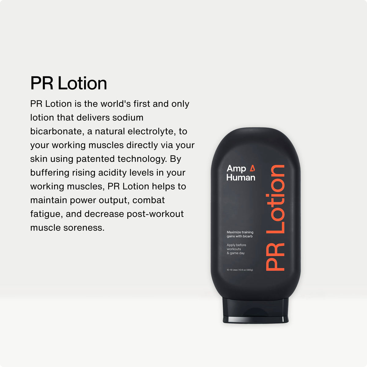 Momentous PR Lotion creamy texture close-up illustrating easy absorption benefit