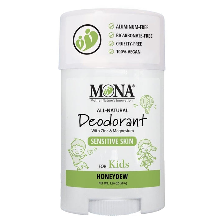 MONA Honeydew front packaging showing gentle kid-friendly design and benefits