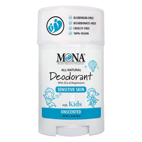 MONA unscented front packaging showing clean design and size benefit