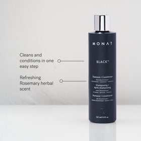 MONAT creamy foam texture close-up demonstrating gentle lather and conditioning