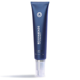 MONAT Rejuvabeads front packaging showing bottle and branding benefit: clear presentation