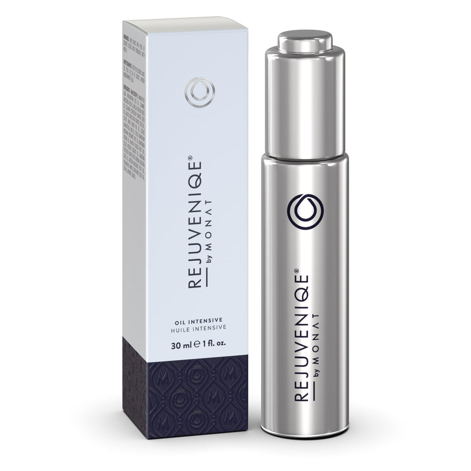 MONAT REJUVENIQE front bottle showing compact 30ml size and premium design