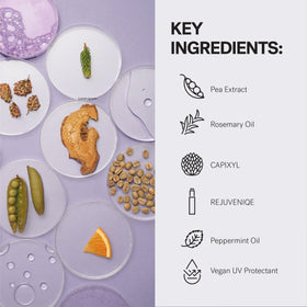 MONAT product staged with rosemary and mint for natural-scent benefit