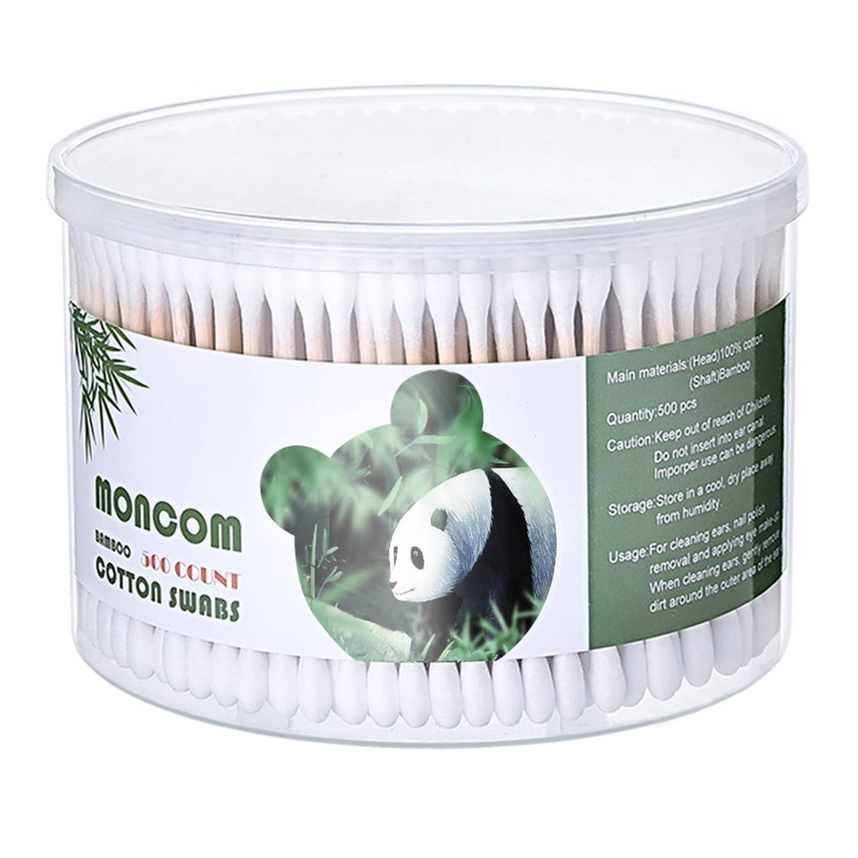 MYQIPGD MONCOM front tub packaging showing organized 500-count supply