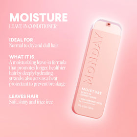 MONDAY HAIRCARE applying leave-in to damp hair for easier styling