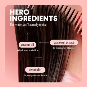 MONDAY HAIRCARE conditioner cream zoom showing nourishing smoothing finish