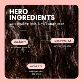 MONDAY HAIRCARE coconut oil and shea butter close-up for deep nourishment