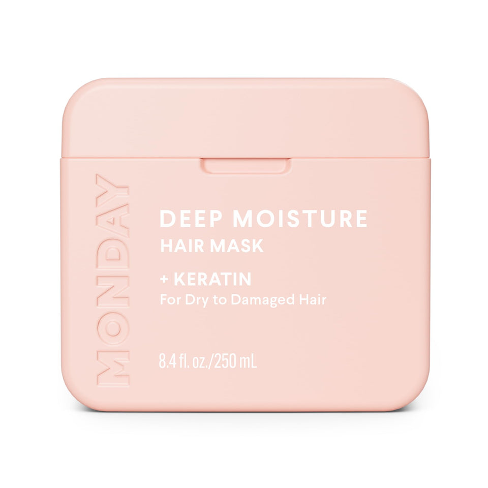 MONDAY HAIRCARE front jar showing packaging and 250 mL capacity for confidence