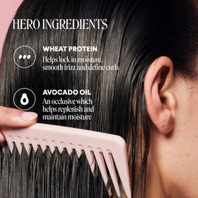 MONDAY HAIRCARE shampoo and conditioner in hand demonstrating easy application on the go