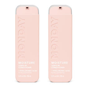 MONDAY HAIRCARE front packaging dual pack showing product benefits