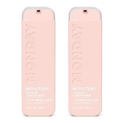 MONDAY HAIRCARE front packaging dual pack showing product benefits