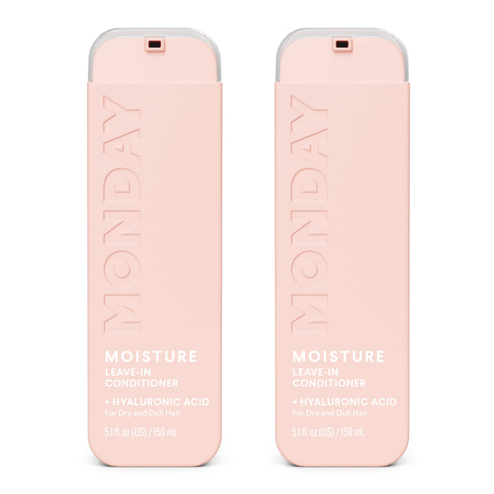 MONDAY HAIRCARE front packaging dual pack showing product benefits